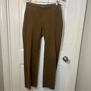 DKNY Vintage Women Brown back  zipper Corduroy Pants size 30/ no pockets